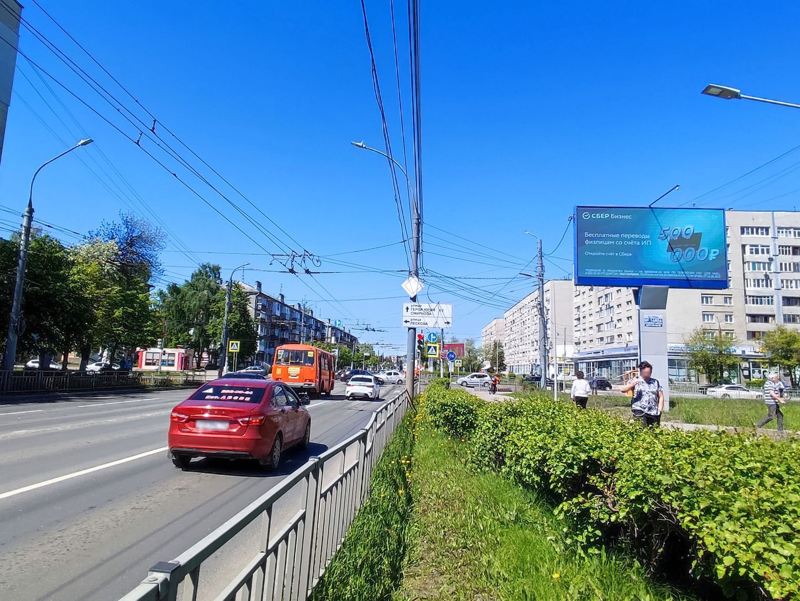 Реклама 3x6 по адресу Веденяпина ул., д.1 / Лескова ул. (Digital)