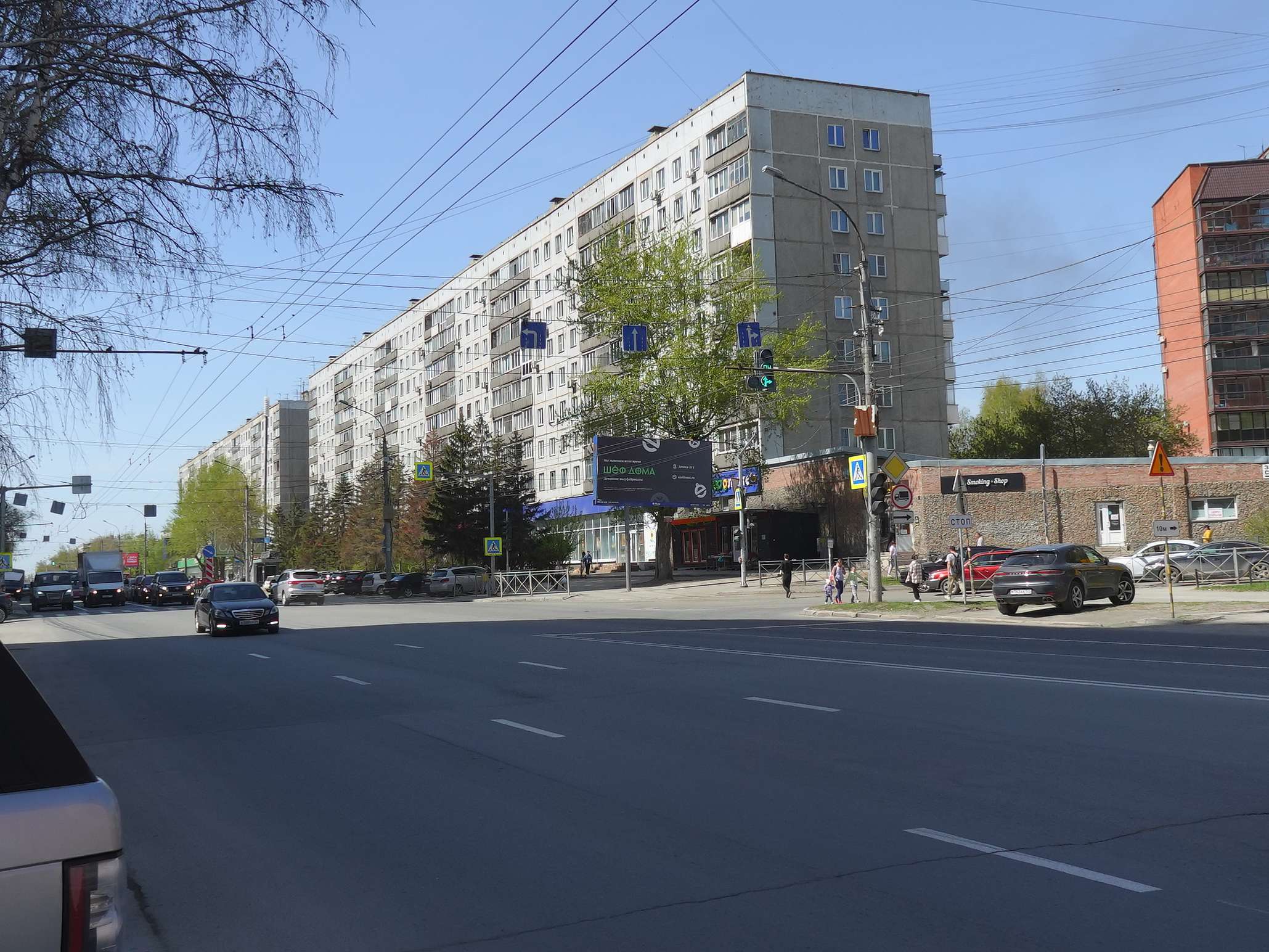 Реклама 3x6 по адресу Д.Ковальчук ул., д.91 / Дачная ул.