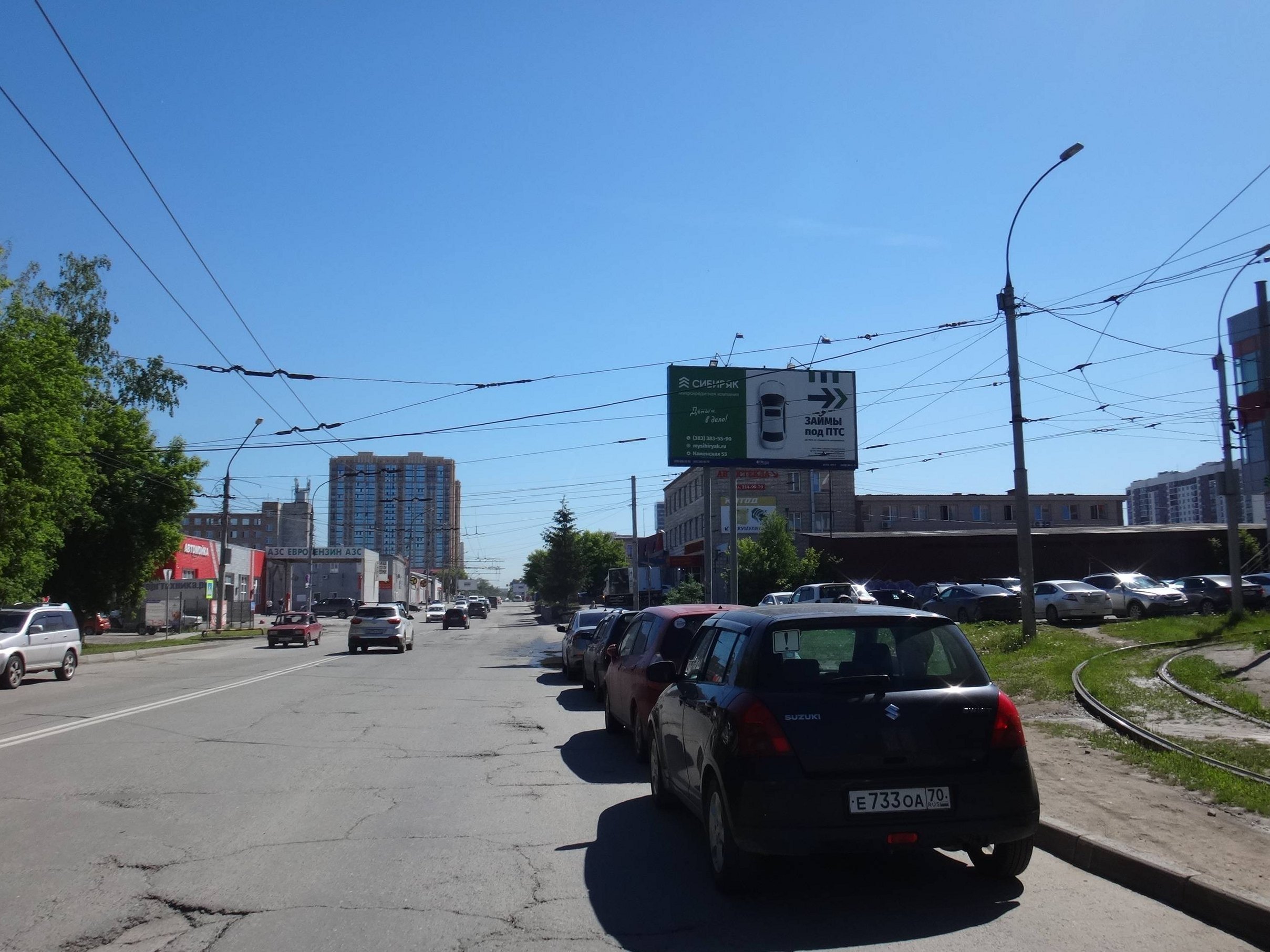 Реклама 3x6 по адресу Писарева ул. / Каменская ул.