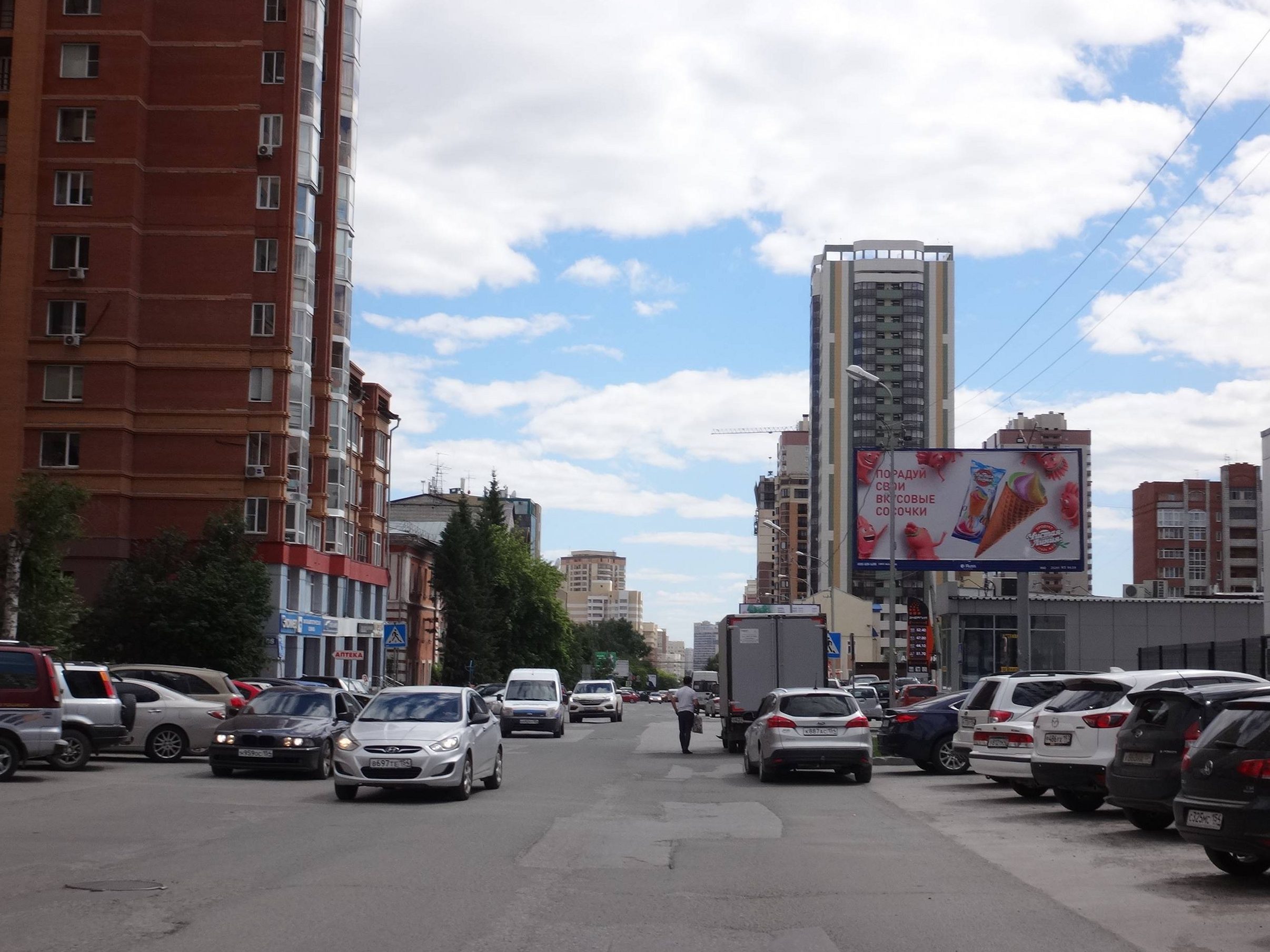 Реклама 3x6 по адресу Семьи Шамшиных ул. / Державина ул., д.36в