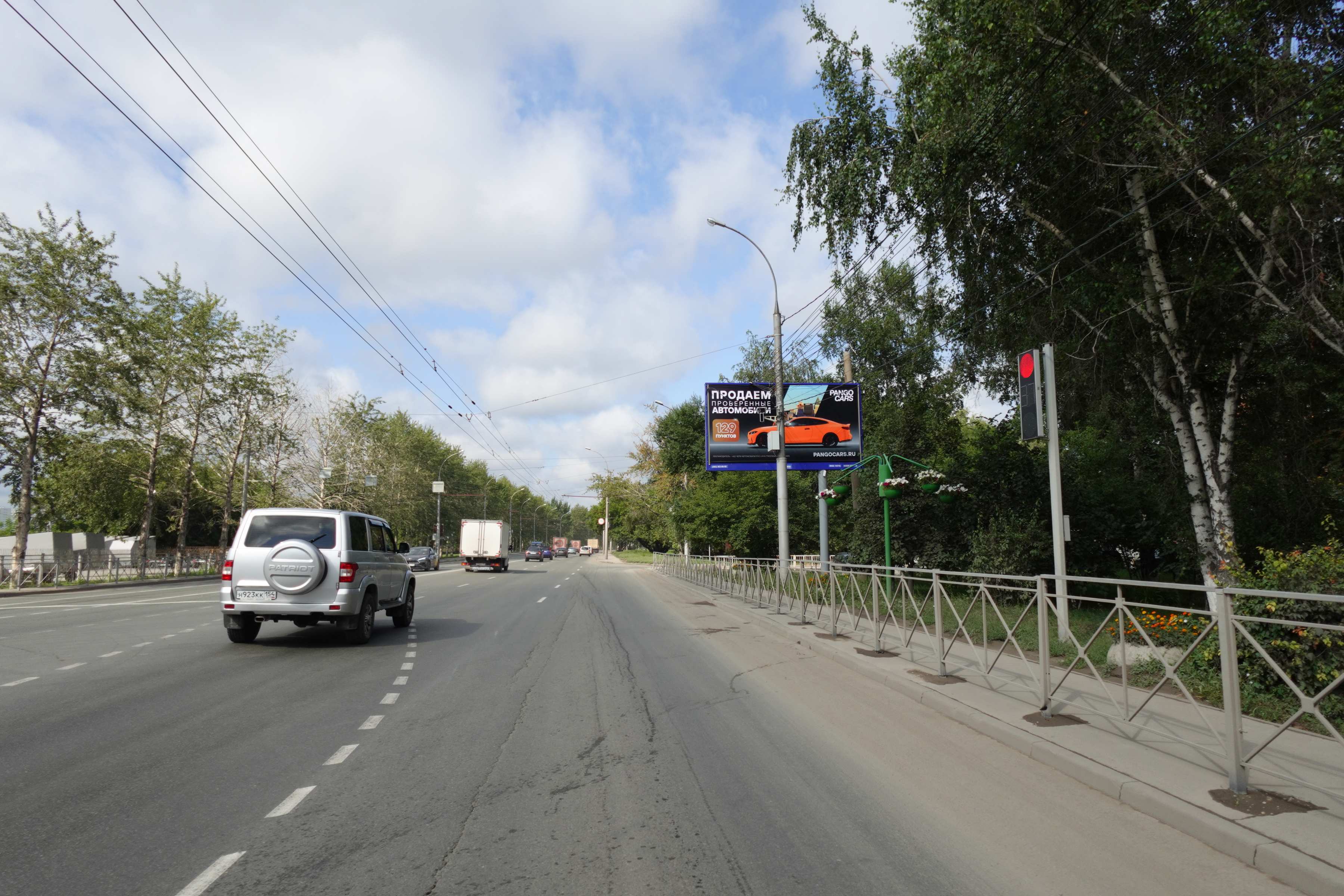 Реклама 3x6 по адресу Станционная ул., д.78 (ост."Завод Сибиар")