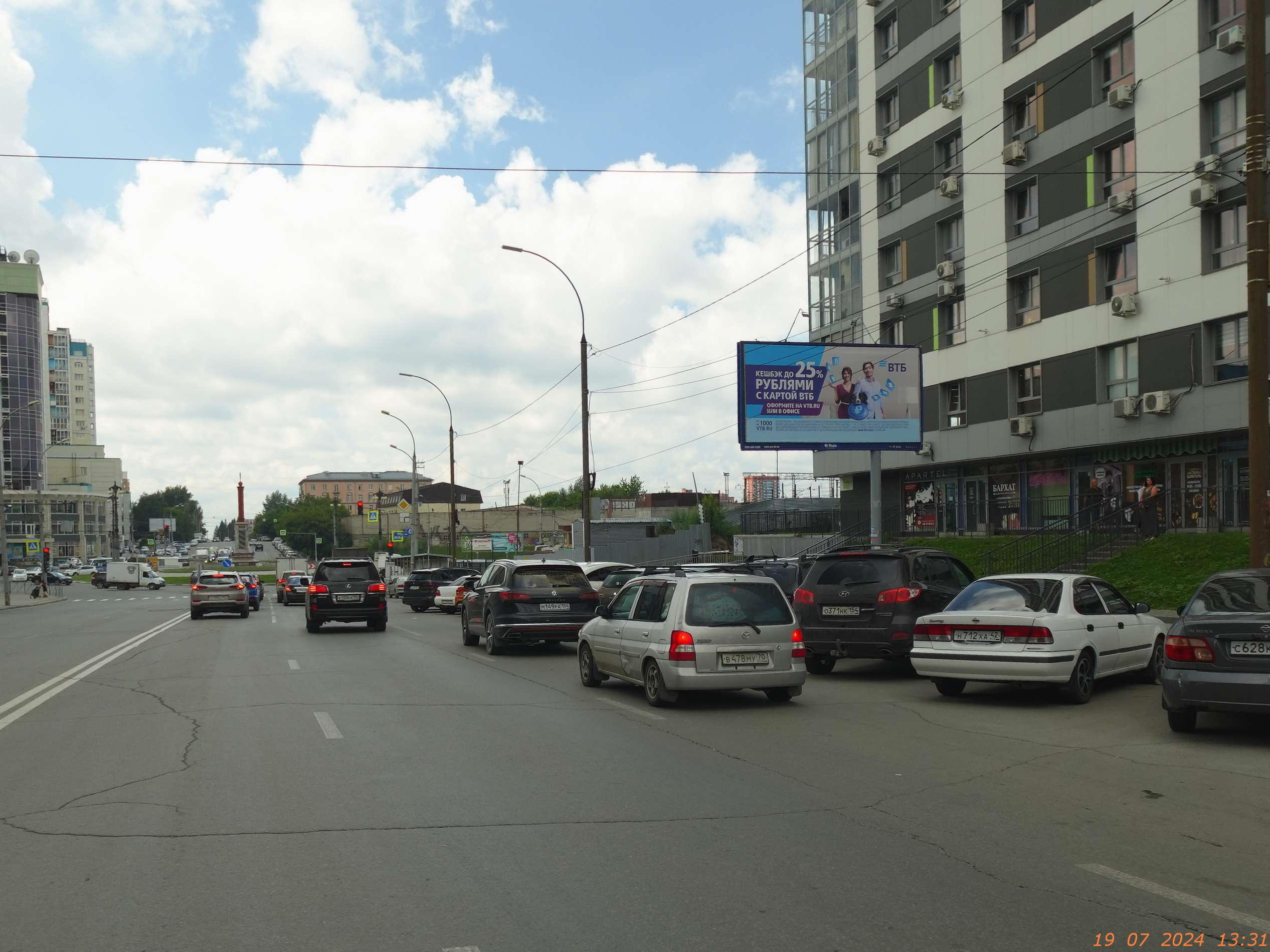 Реклама 3x6 по адресу Железнодорожная ул. / Блок-пост ул.