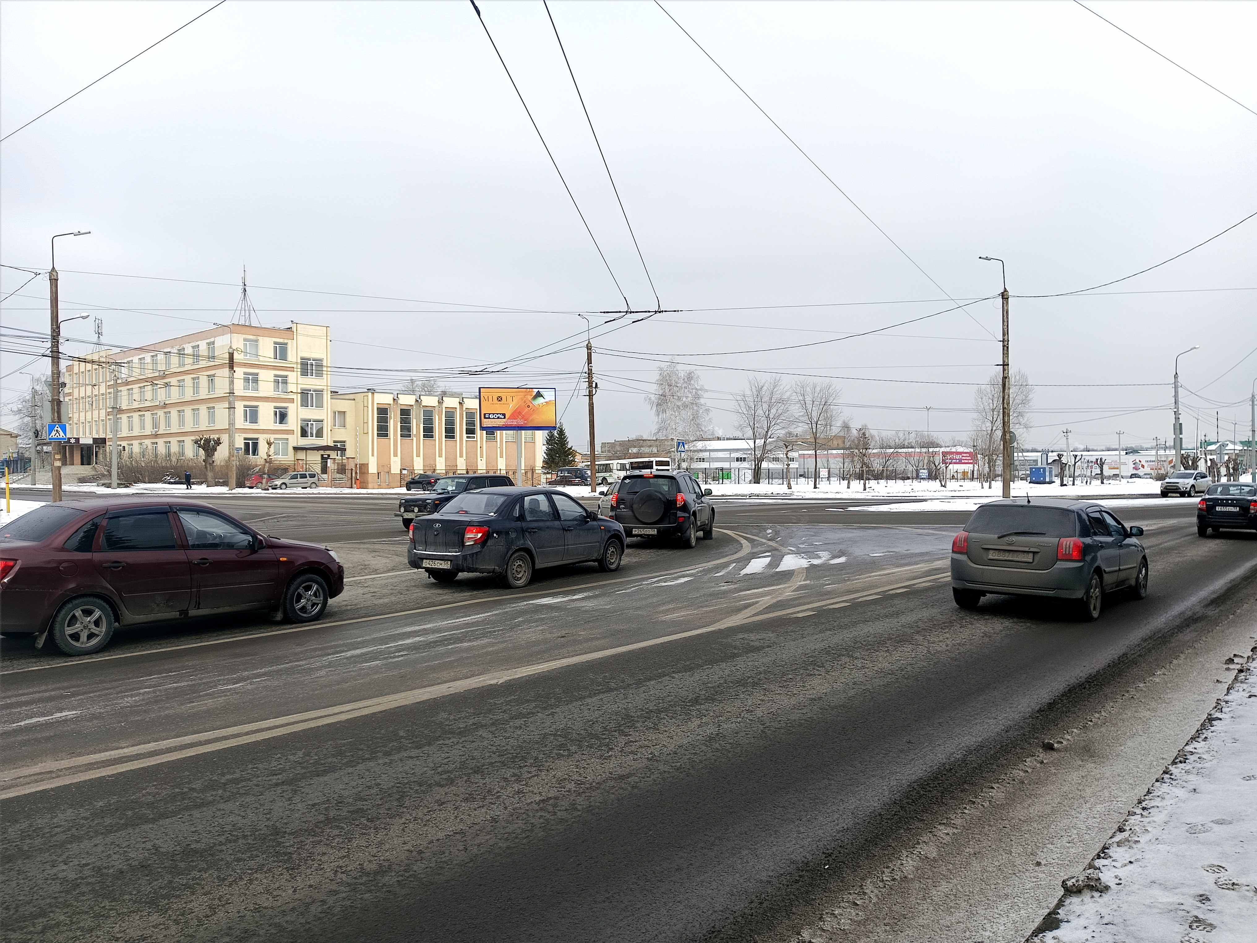 Реклама 3x6 по адресу Чаадаева ул. 119 / Дружбы ул.