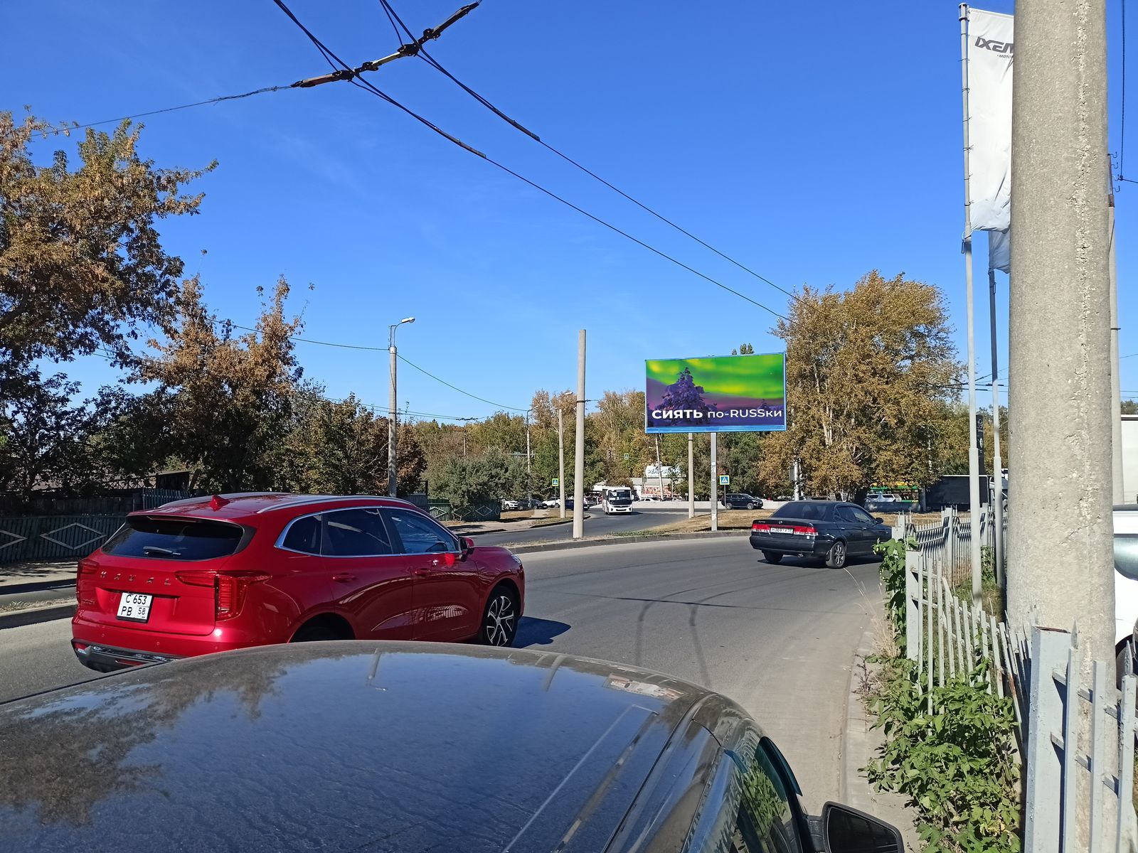 Реклама 3x6 по адресу Победы пр-т съезд на ул. Беляева (Победы пр-т 45)