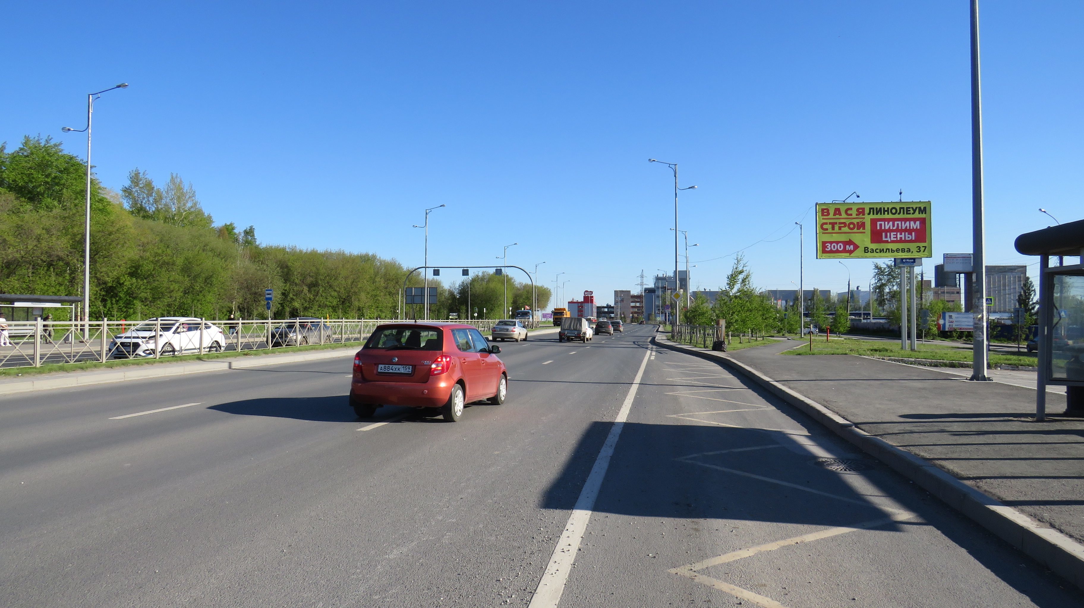 Реклама 3x6 по адресу Героев Хасана ул. 100 / Васильева ул.