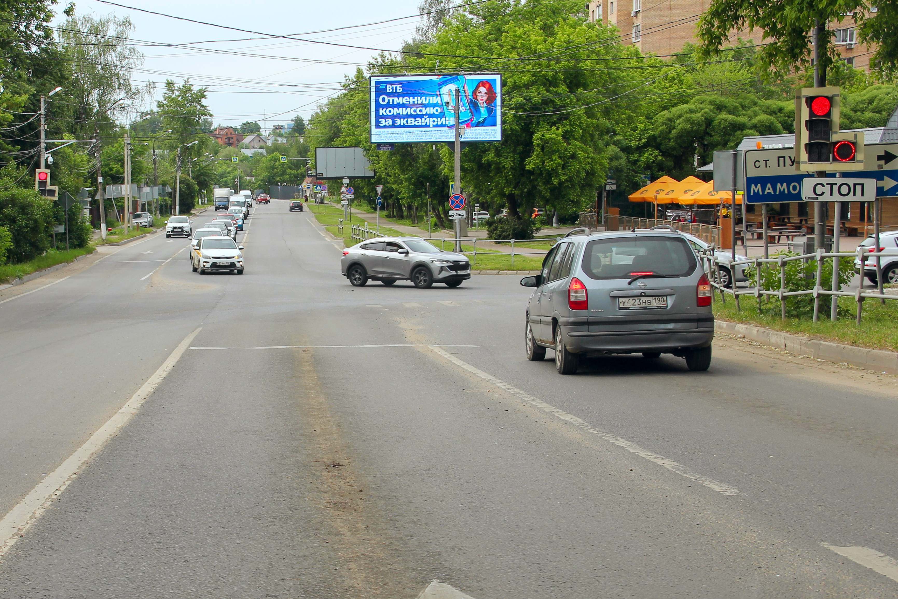 Реклама 3x6 по адресу Ярославское ш.,  д.102, напротив, возле "Макдоналдс", №DBB800A