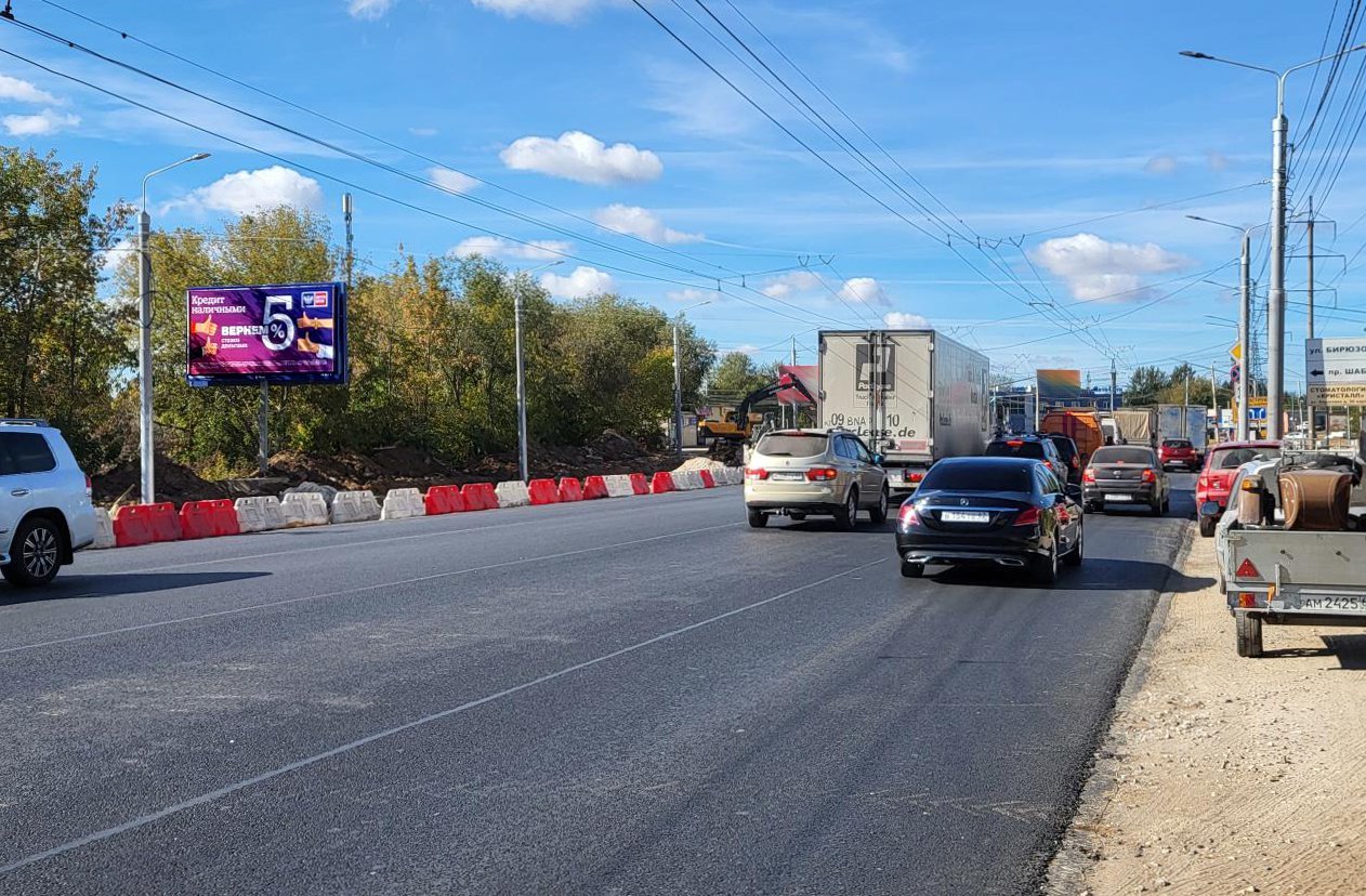 Реклама 3x6 по адресу Бирюзова ул., д. 28 н-в