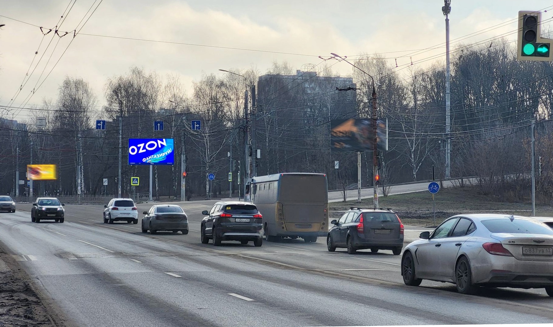 Реклама 3x6 по адресу Касимовское ш., д. 63 /  Тимуровцев ул. (Супермаркет "Лента") (Digital)