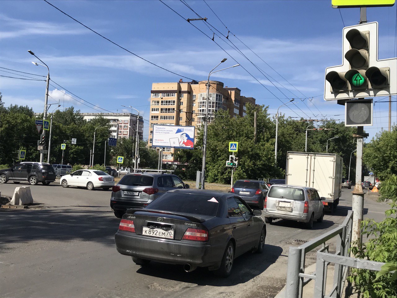 Реклама 3x6 по адресу Дальне-Ключевская ул.  11