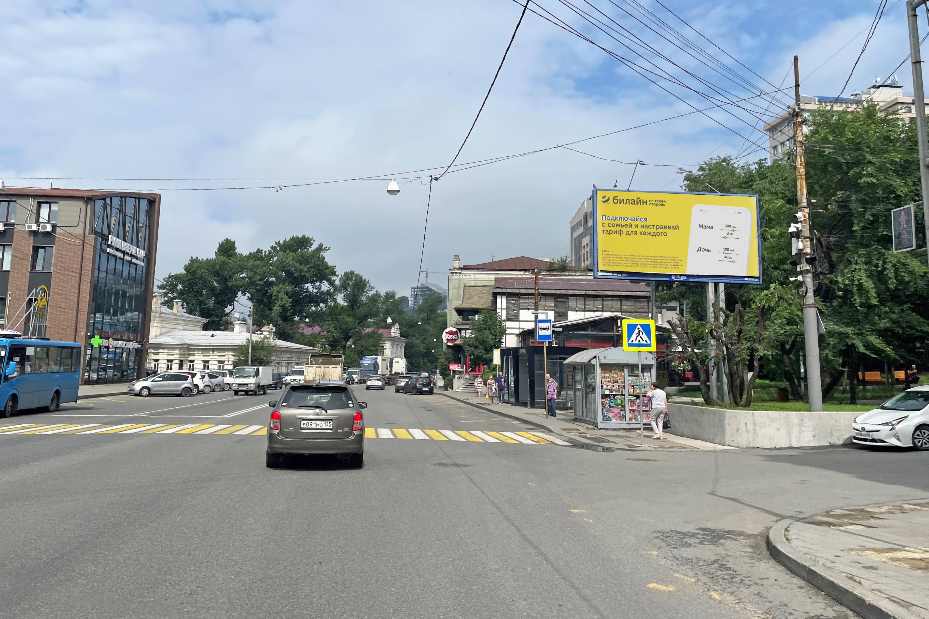 Реклама 3x6 по адресу Светланская ул., 121