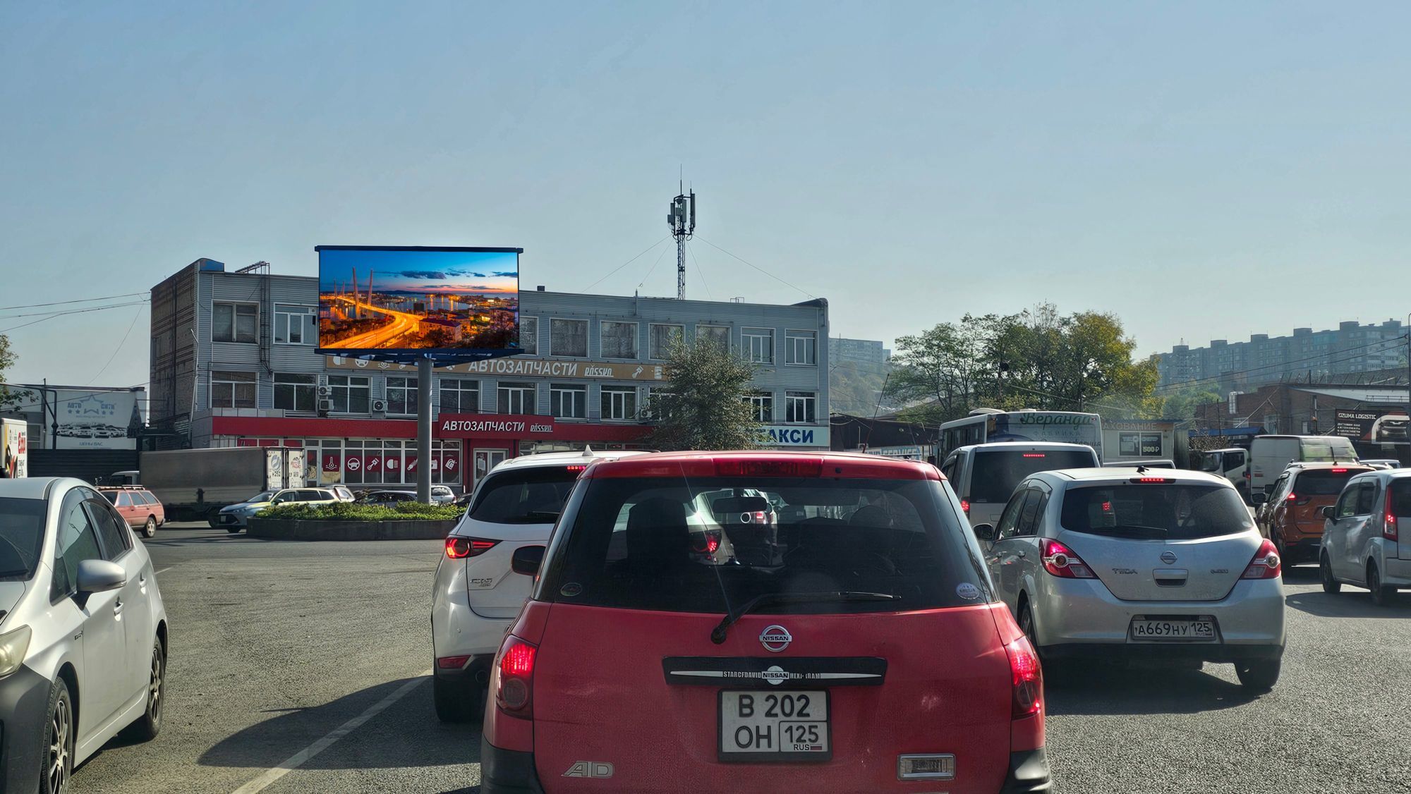 Реклама 3x6 по адресу Военное шоссе ул. - Снеговая ул. (кольцо) (Digital)