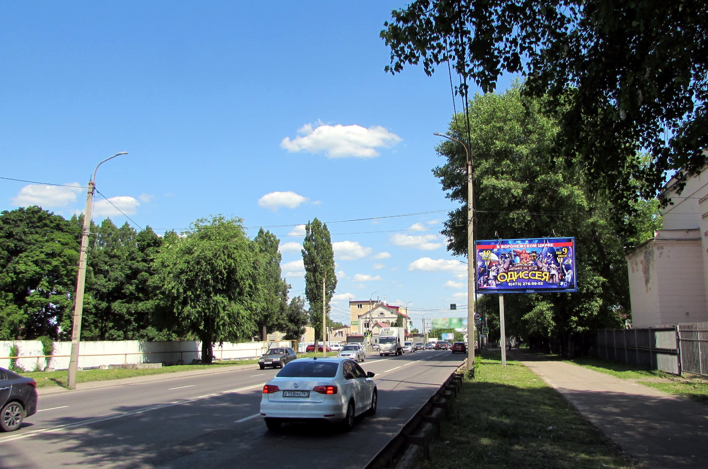 Реклама 3x6 по адресу Бурденко ул. 1 н-в (выезд на Северный мост)