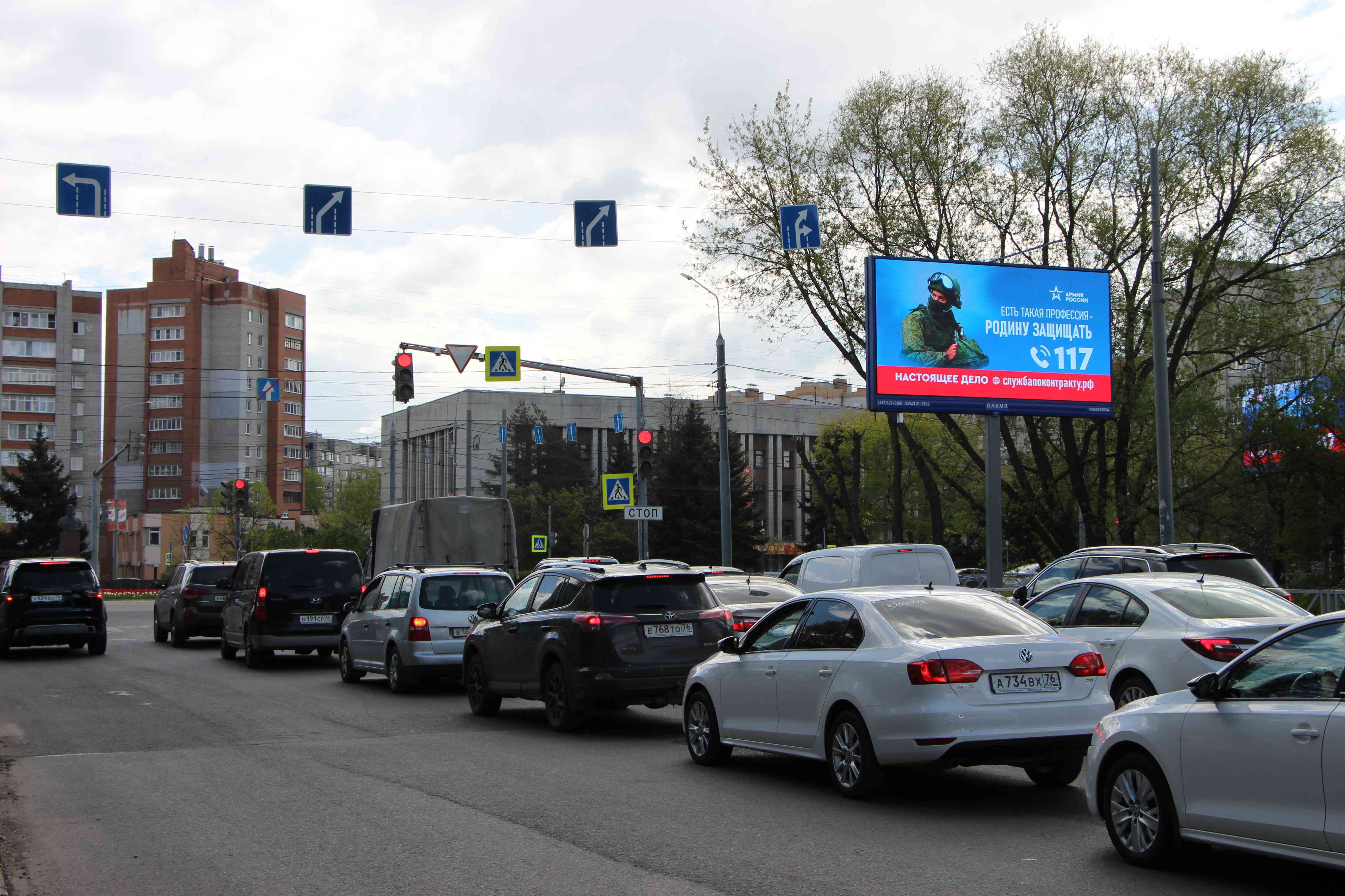 Реклама 3x6 по адресу Подвойского пл.  30 м до пересечения с Московским пр-том, справа при движении из центра города (Digital)